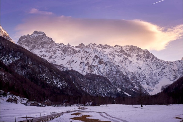 Winter Idyll of the Logar Valley