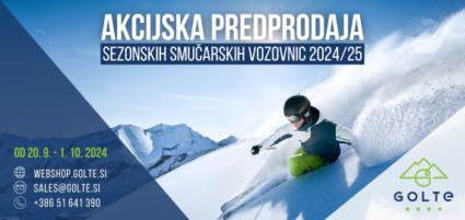 AKCIJSKA PREDPRODAJA SEZONSKIH SMUČARSKIH VOZOVNIC 2024/2025