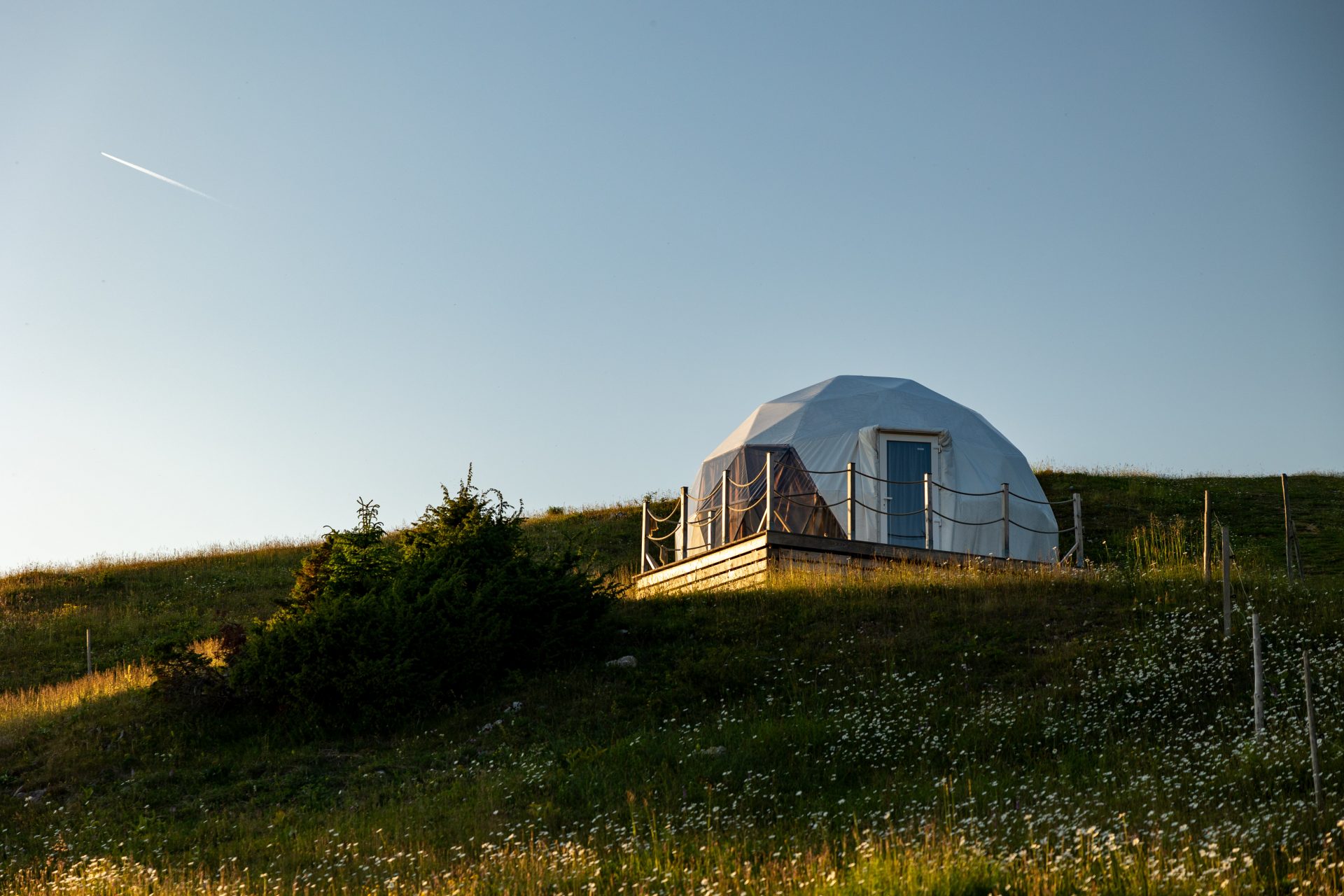 GLAMPING DOMES KASSIOPEIA, PEGASUS, ANDROMEDA, and PERSEUS.